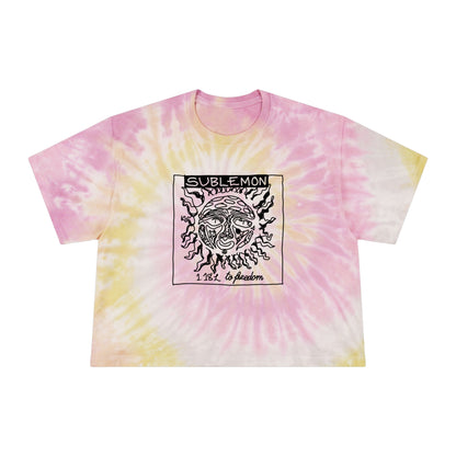 tie dye sublemon crop top