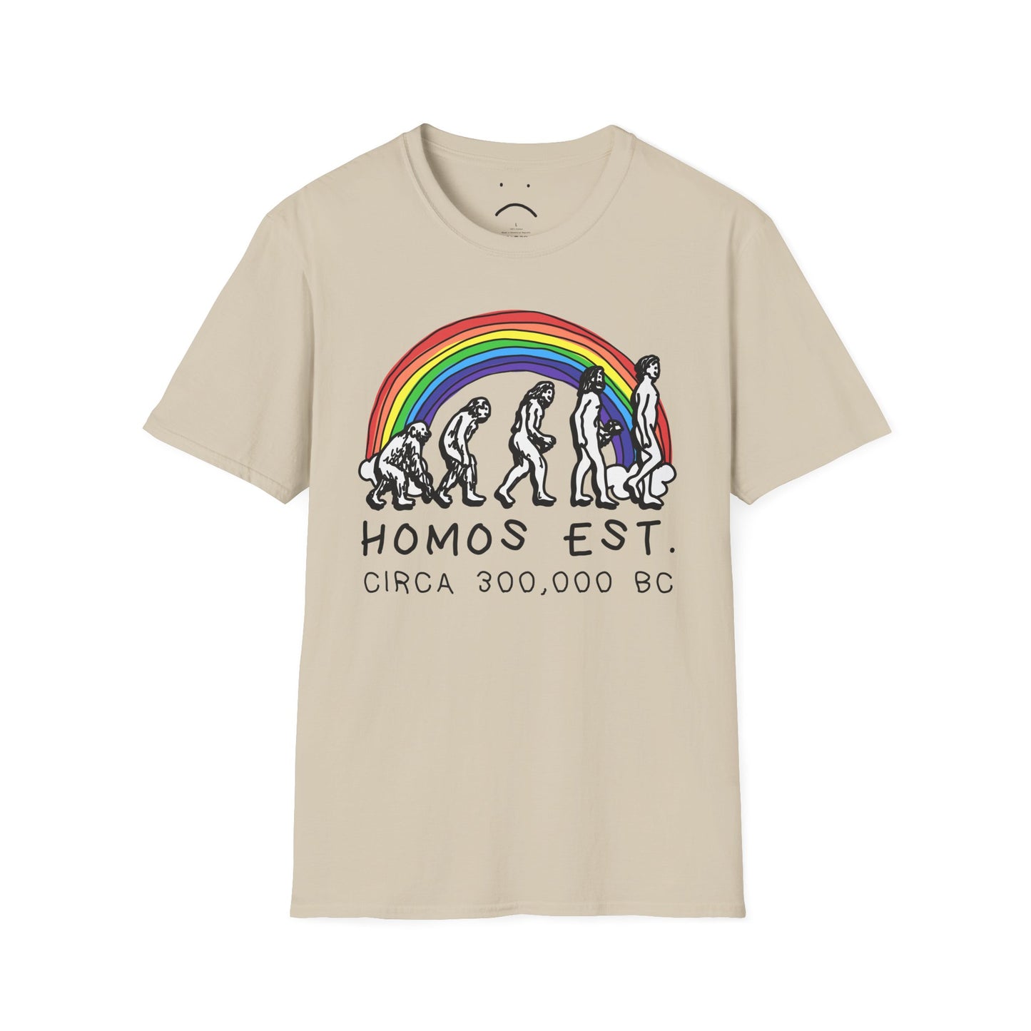 homo rainbow tee