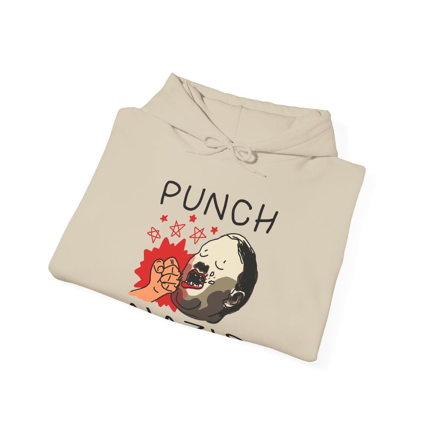 punch nazis hoodie