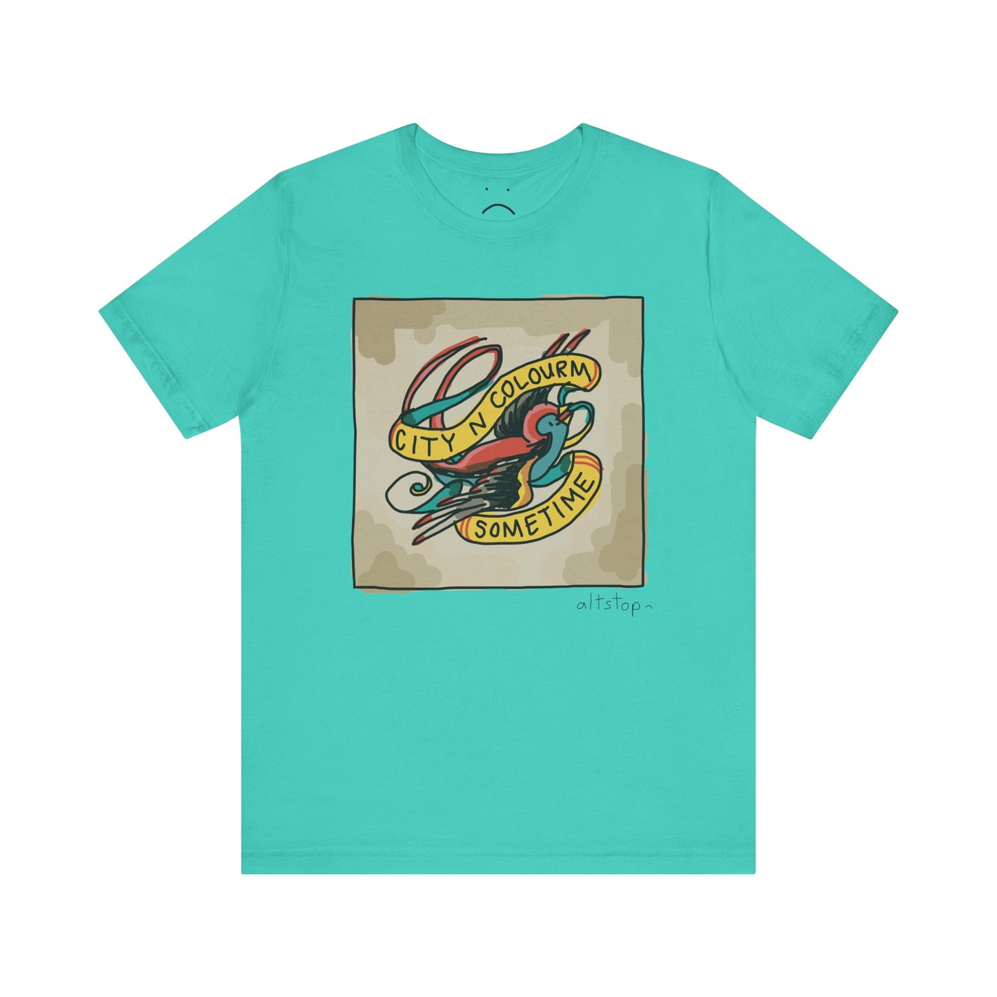 bird tattoo deluxe tee