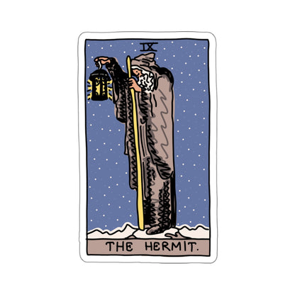 the hermit tarot card sticker