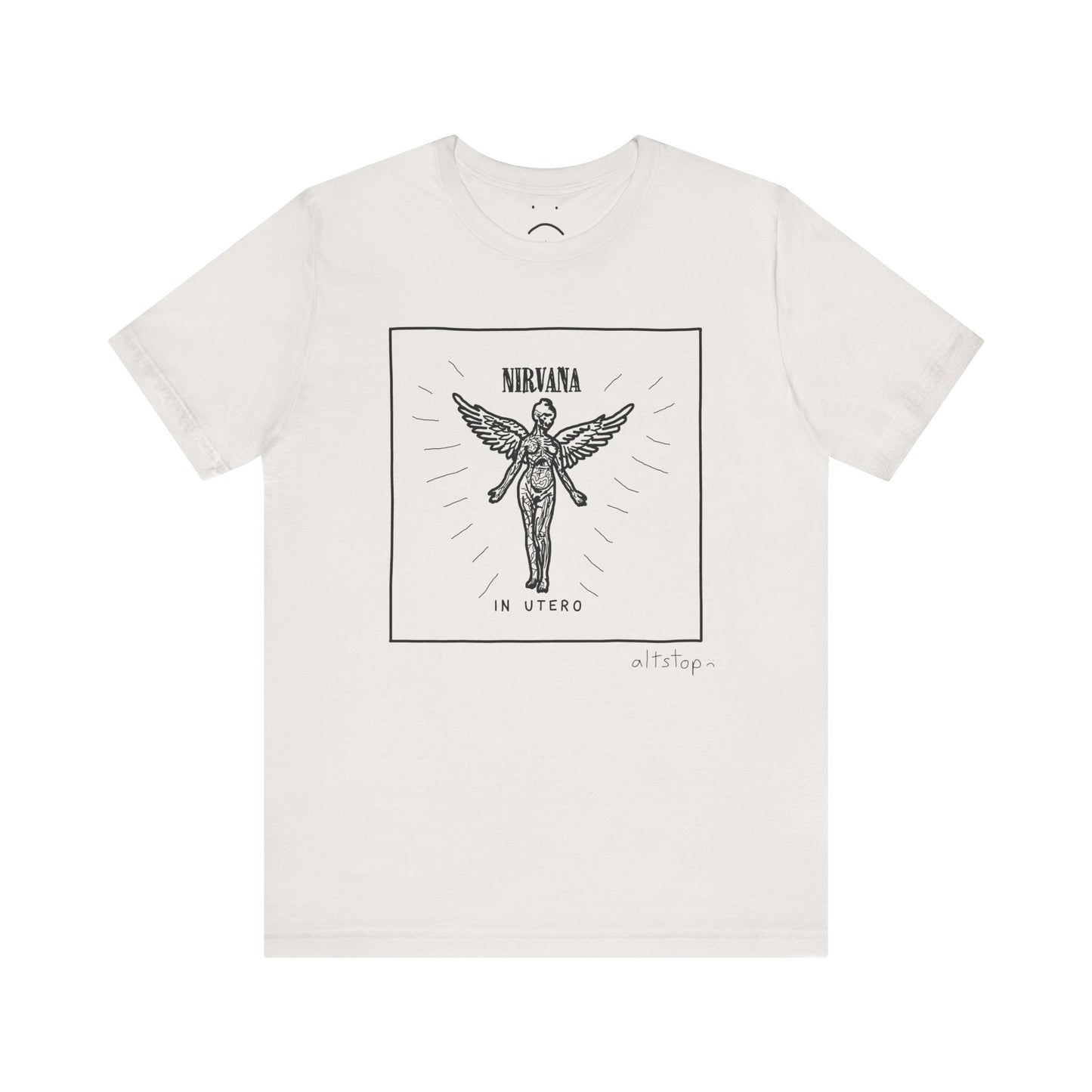 skinless angel woman tee