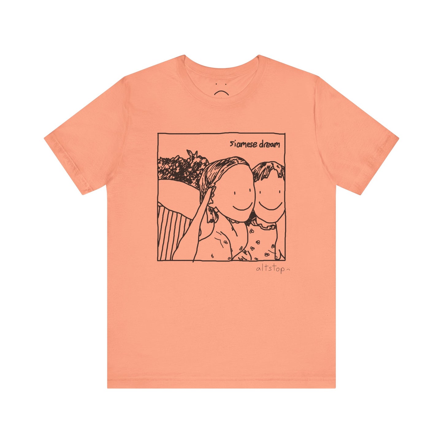 conjoined butterfly twins tee