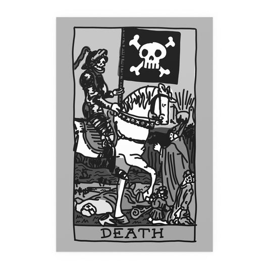 death tarot card poster