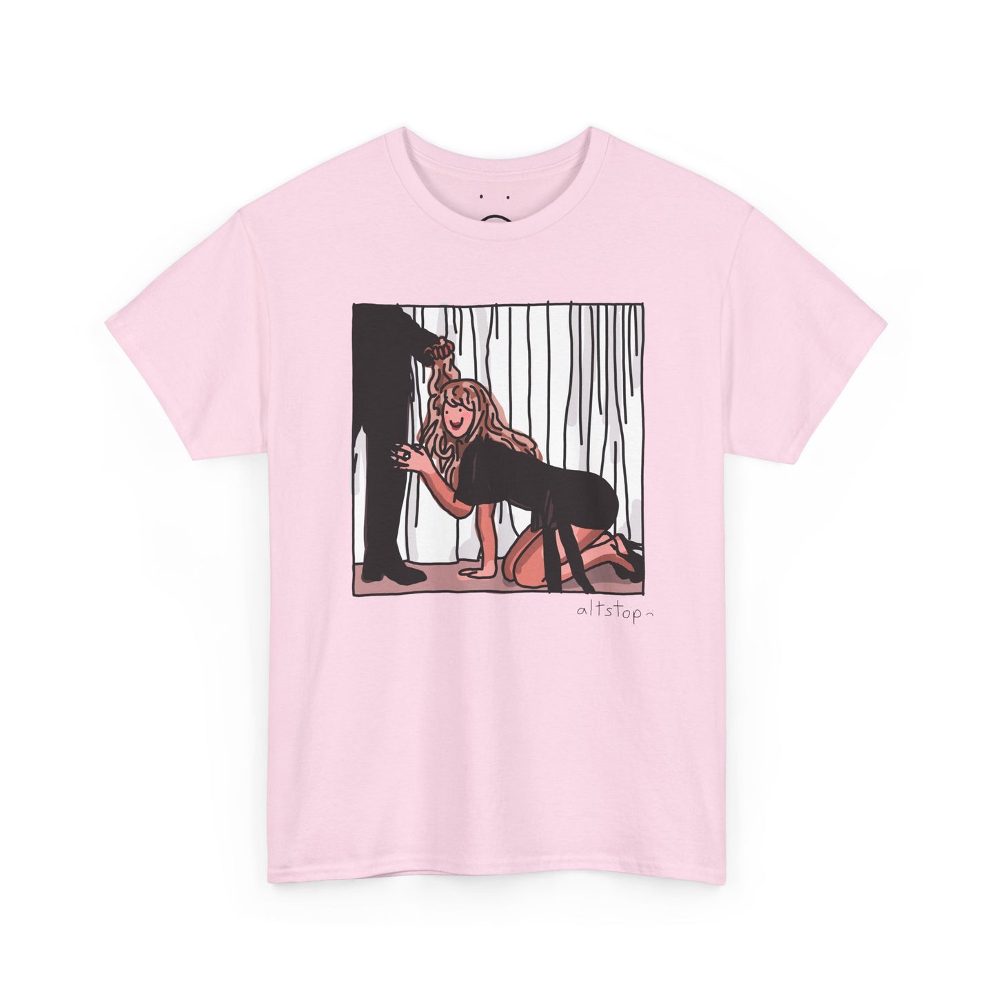 gorl on floor deluxe tee