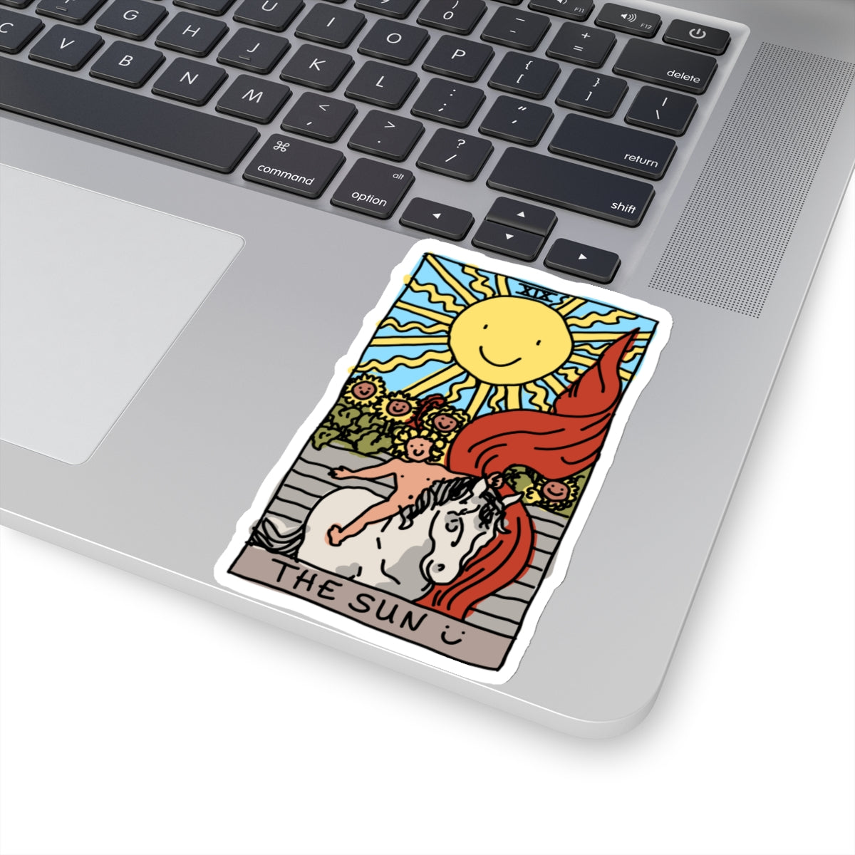 the sun tarot card sticker