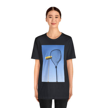 net & broom tee