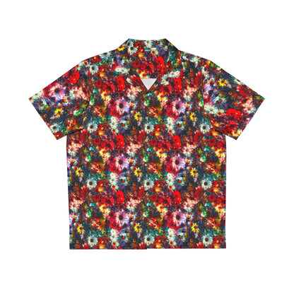 vibrant flowers button-down shirt #2