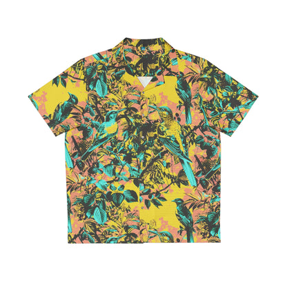 warhol bird button-down shirt