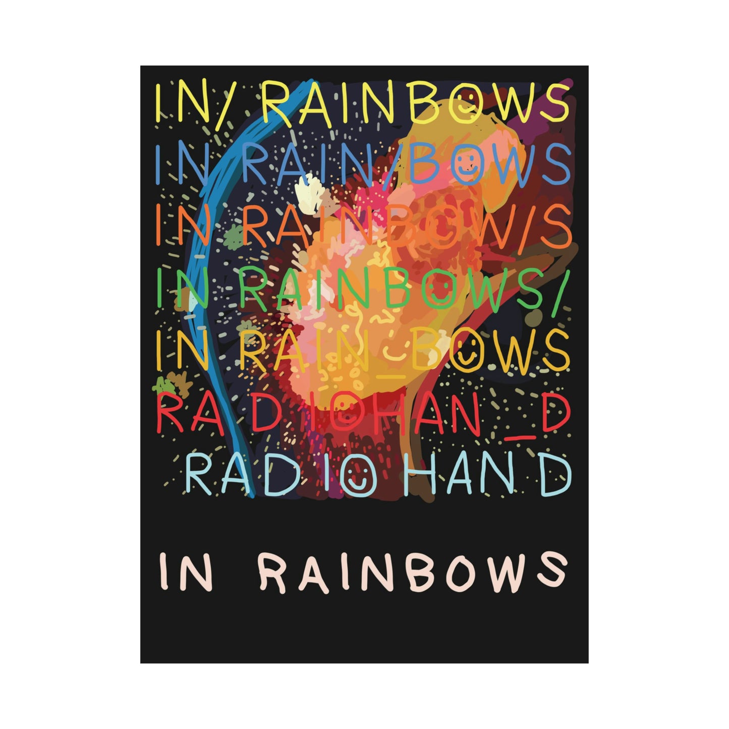 in rainbows deluxe poster