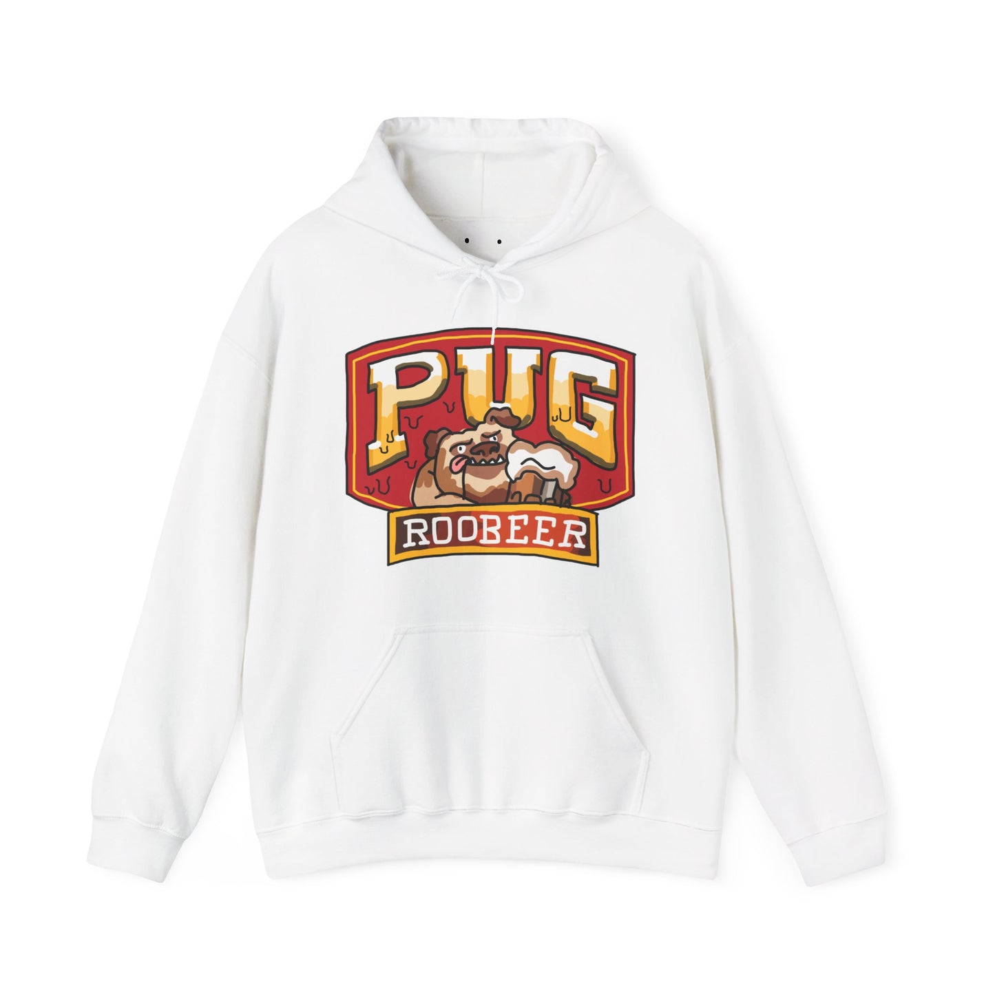 pug roobeer hoodie