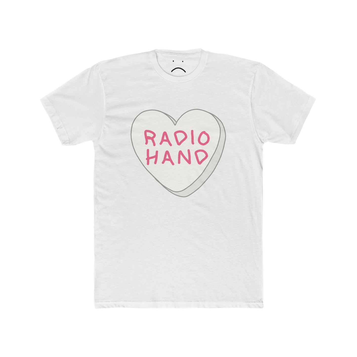 radio hand candy heart tee