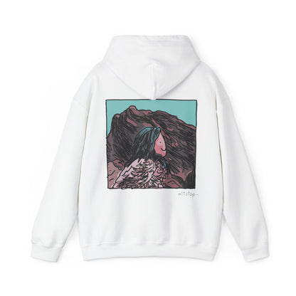 blue hair lands deluxe hoodie