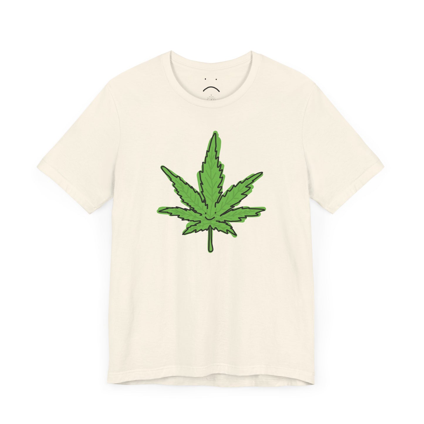 happy weed leaf tee