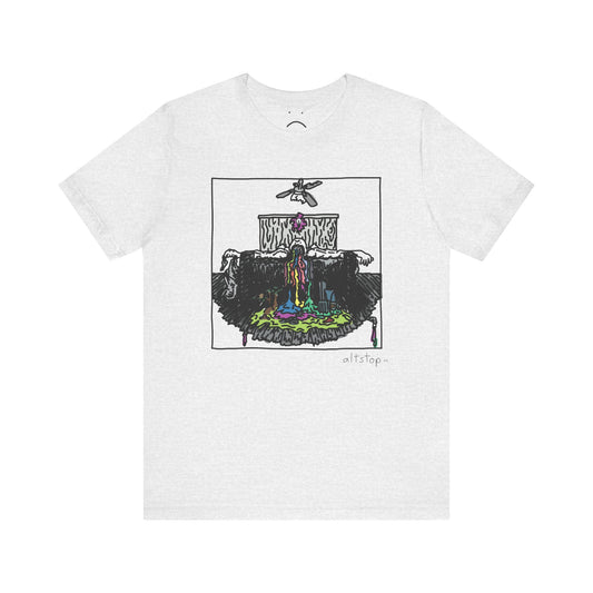 brain spill & broken ceiling fan deluxe tee