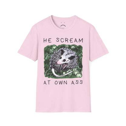 he scream at own ass tee