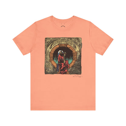 violin skeleton for allah deluxe tee
