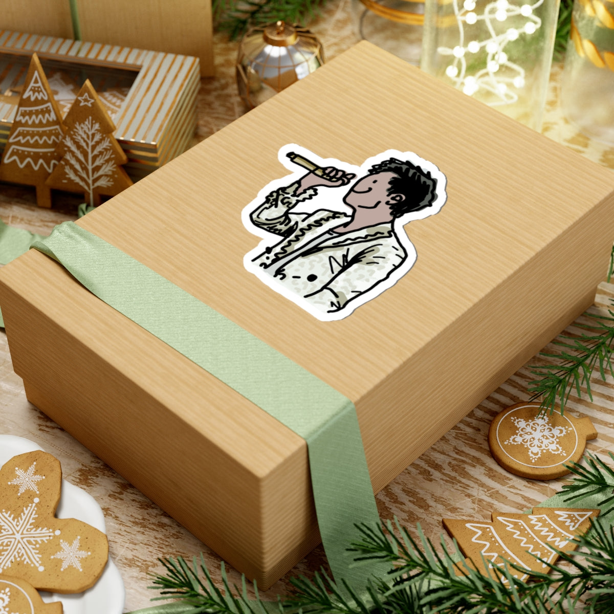 singing at a wedding sticker