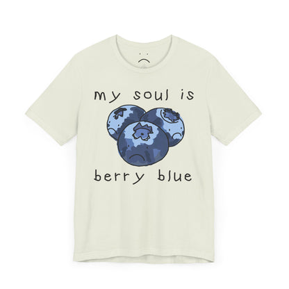 berry blue tee