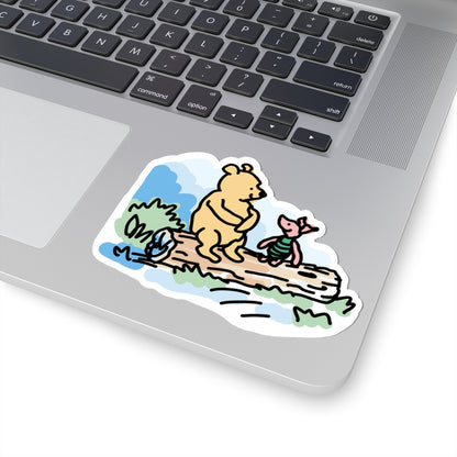 pooh & piglet sticker