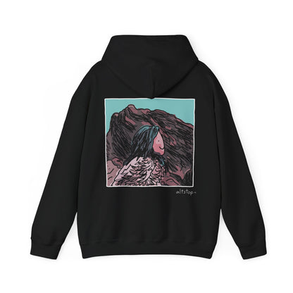 blue hair lands deluxe hoodie