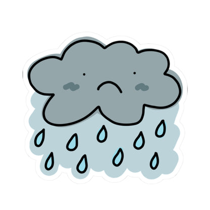 sad rain cloud sticker :(