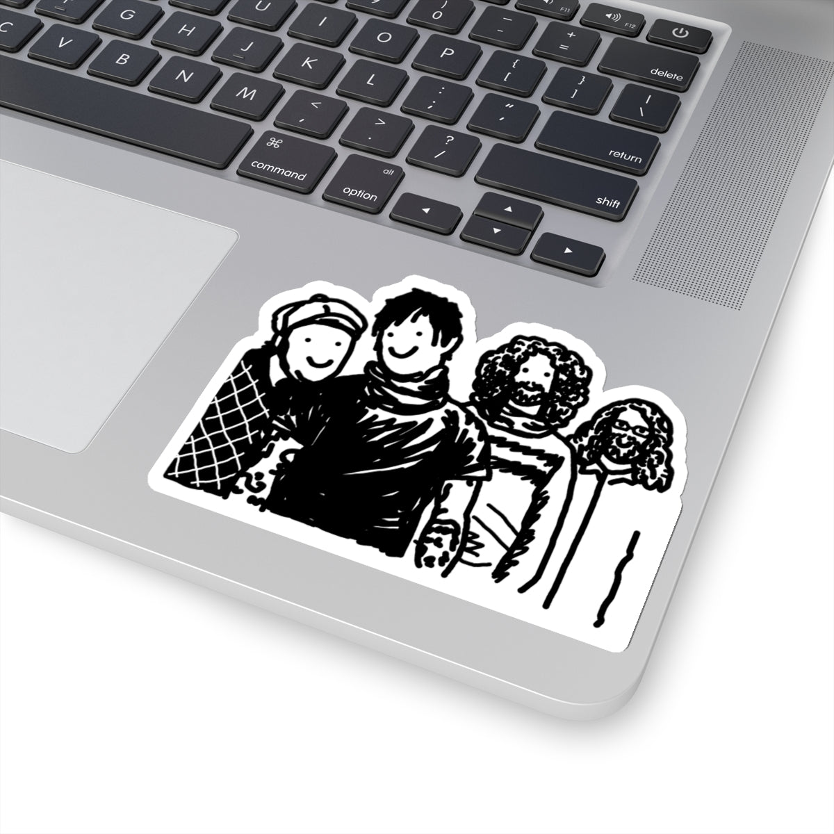 2008 generic emo band sticker