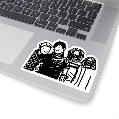 2008 generic emo band sticker