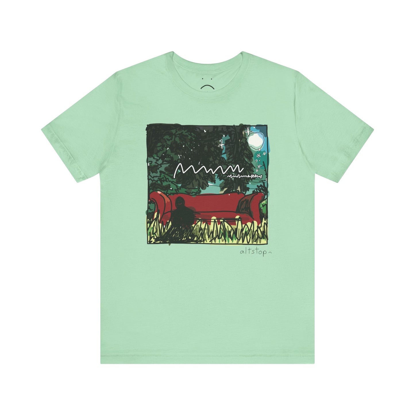 couch in the yard deluxe tee