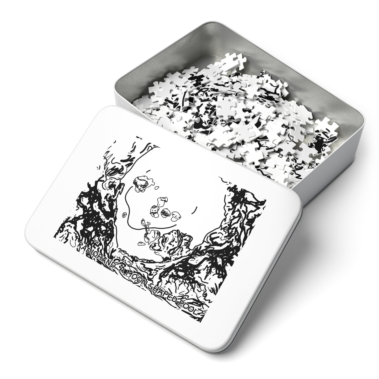 moon shaped pool jigsaw puzzle