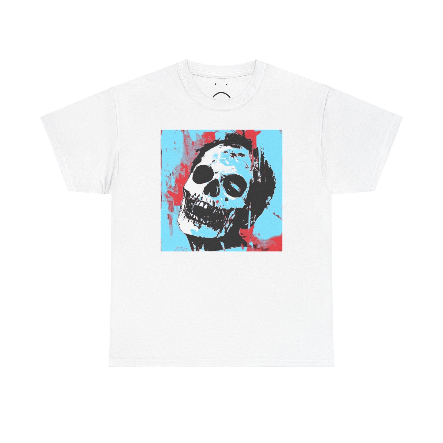 warhol zombie skull tee