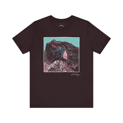blue hair lands deluxe tee