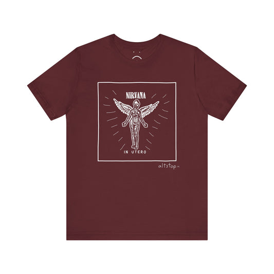 skinless angel woman tee