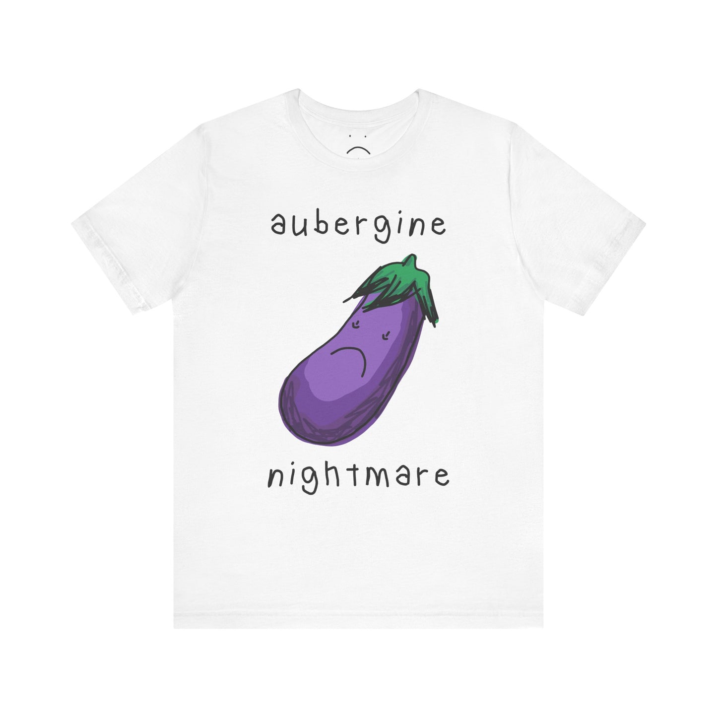 aubergine nightmare tee