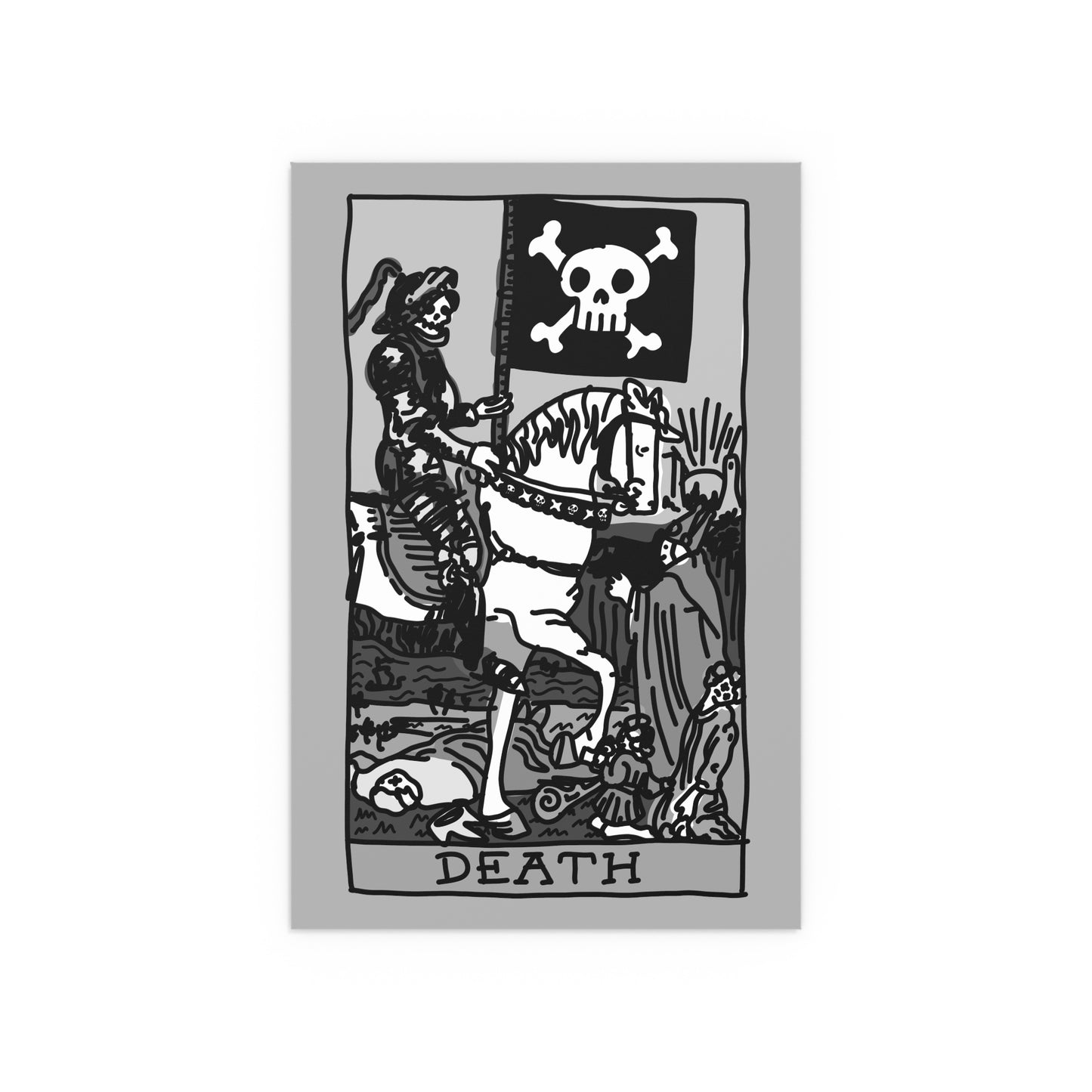 death tarot card poster