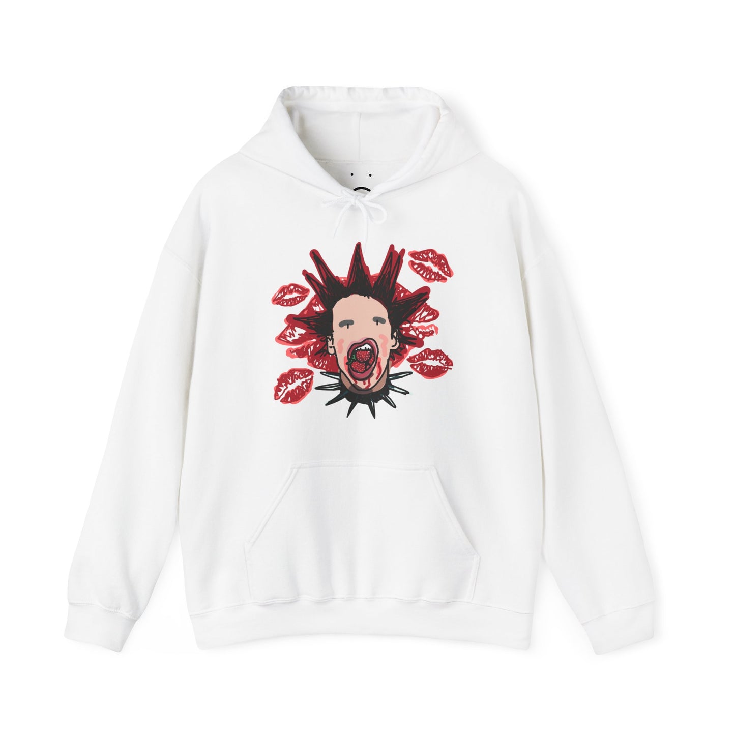 strawberry lipstick hoodie