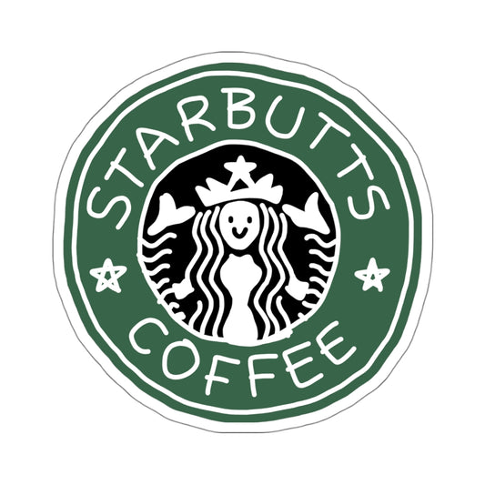 starbutts coffee sticker