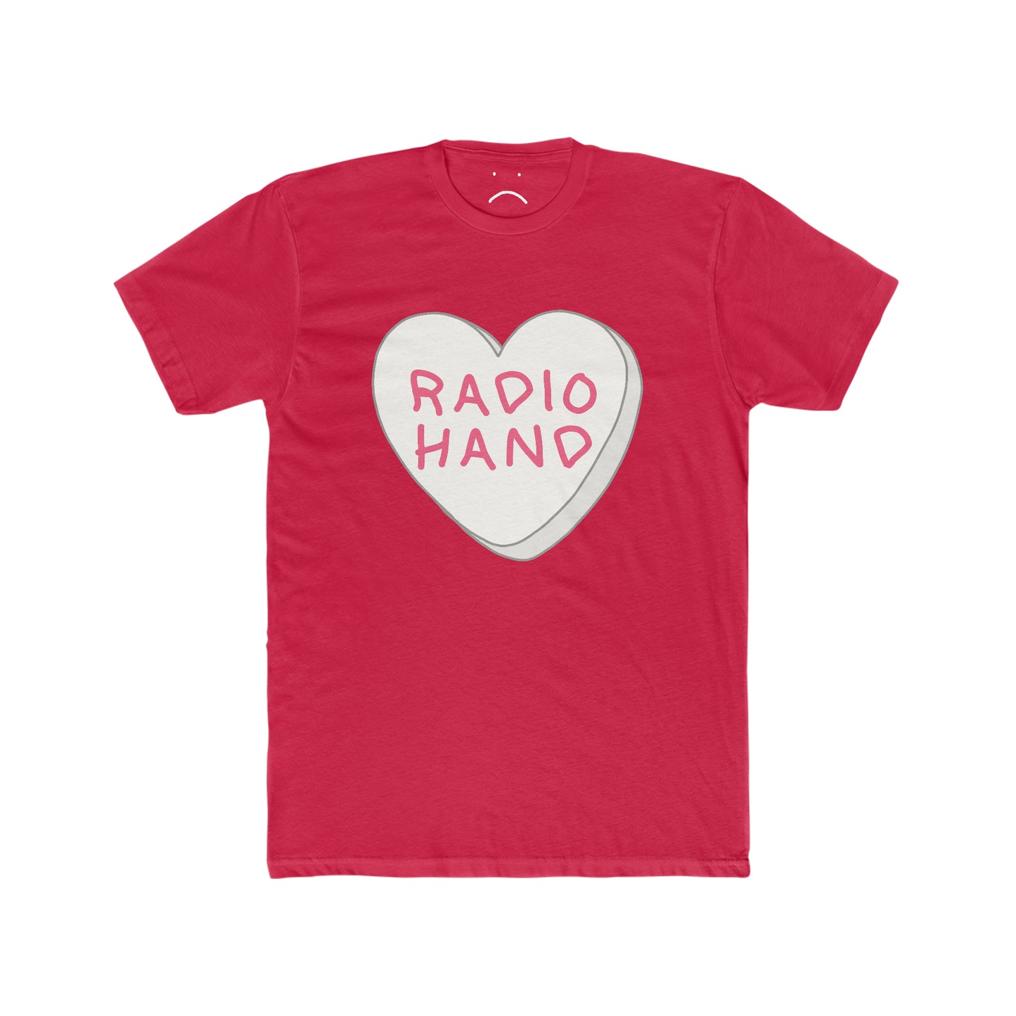 radio hand candy heart tee