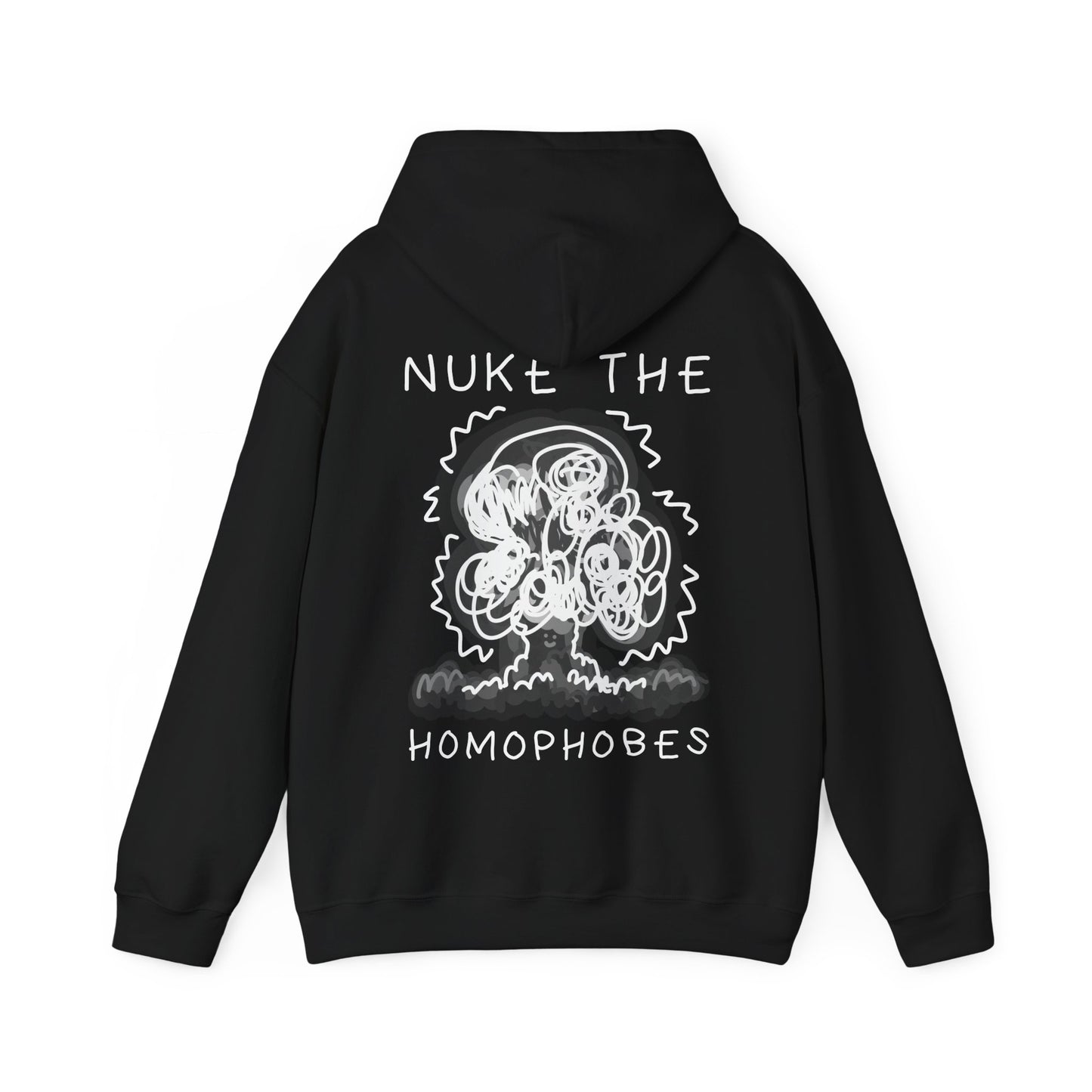 nuke the homophobes hoodie