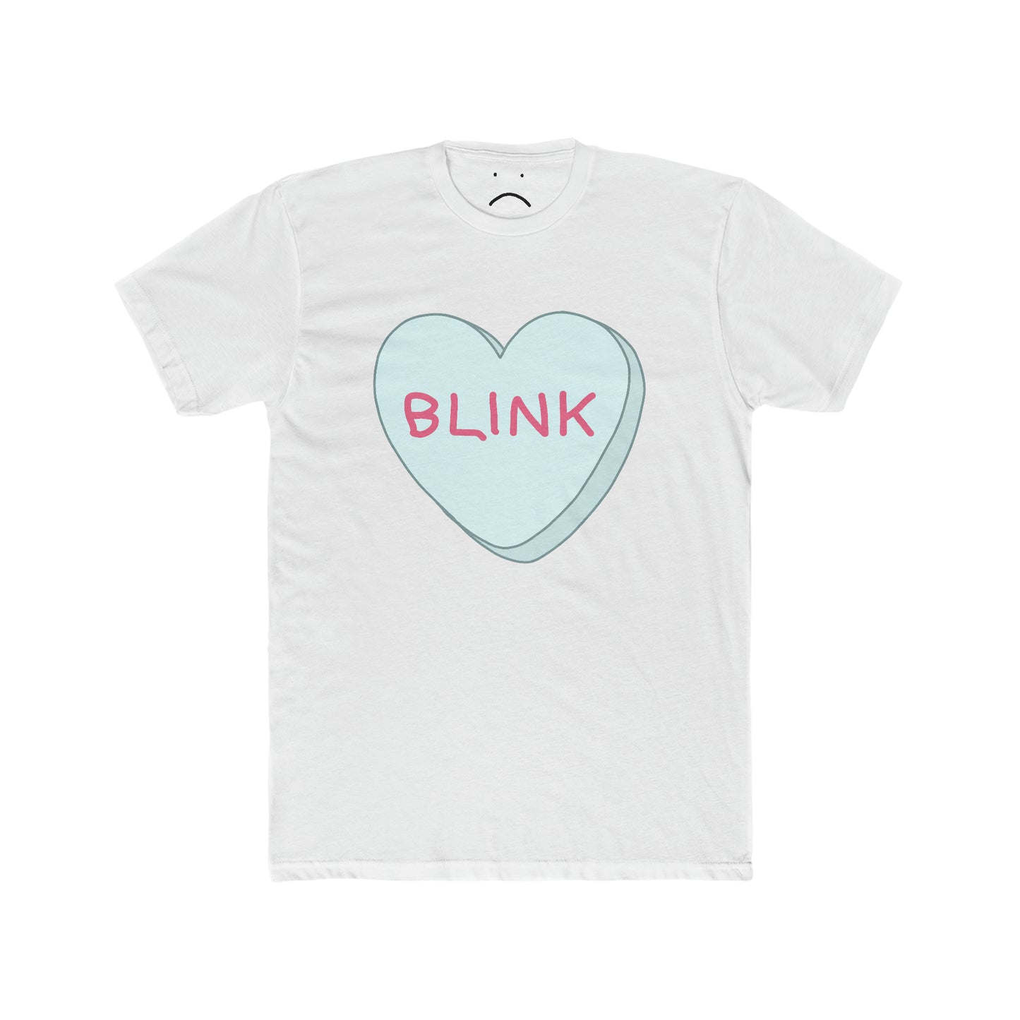 blink candy heart tee