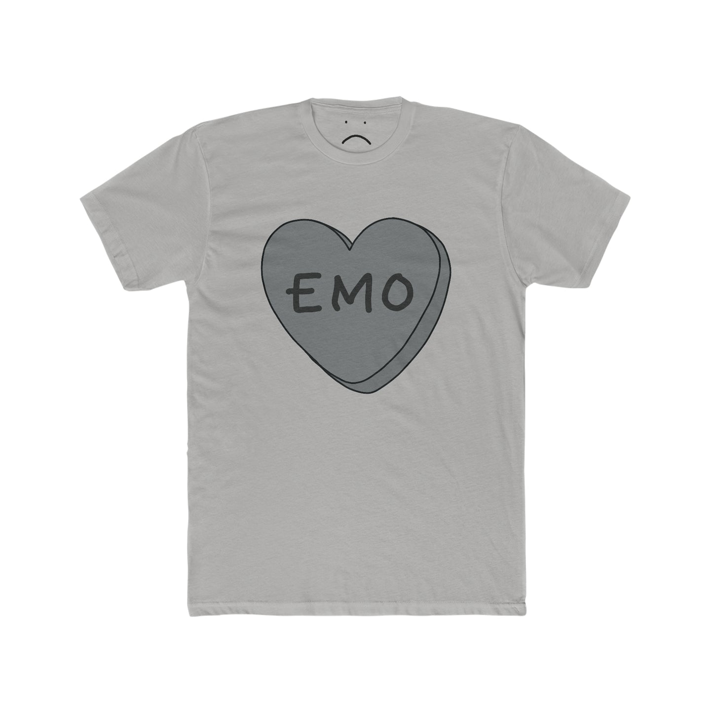 emo candy heart tee