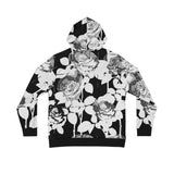 warhol roses hoodie #4