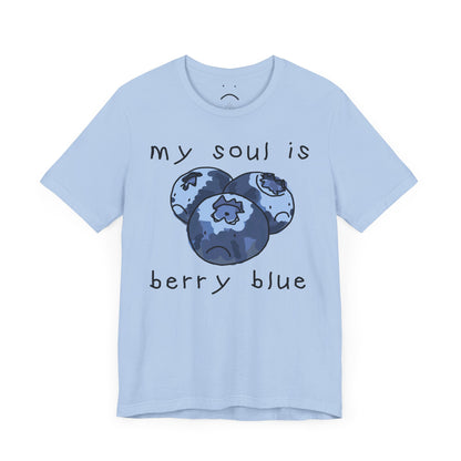 berry blue tee