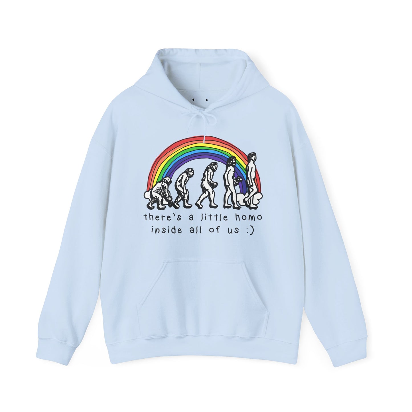 homo rainbow hoodie