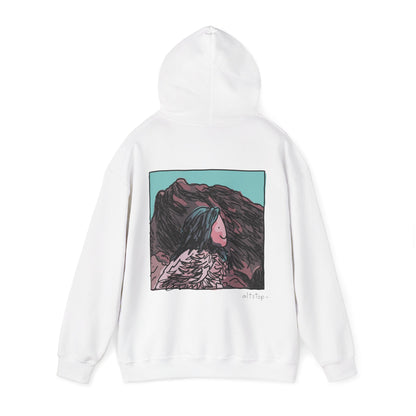 blue hair lands deluxe hoodie