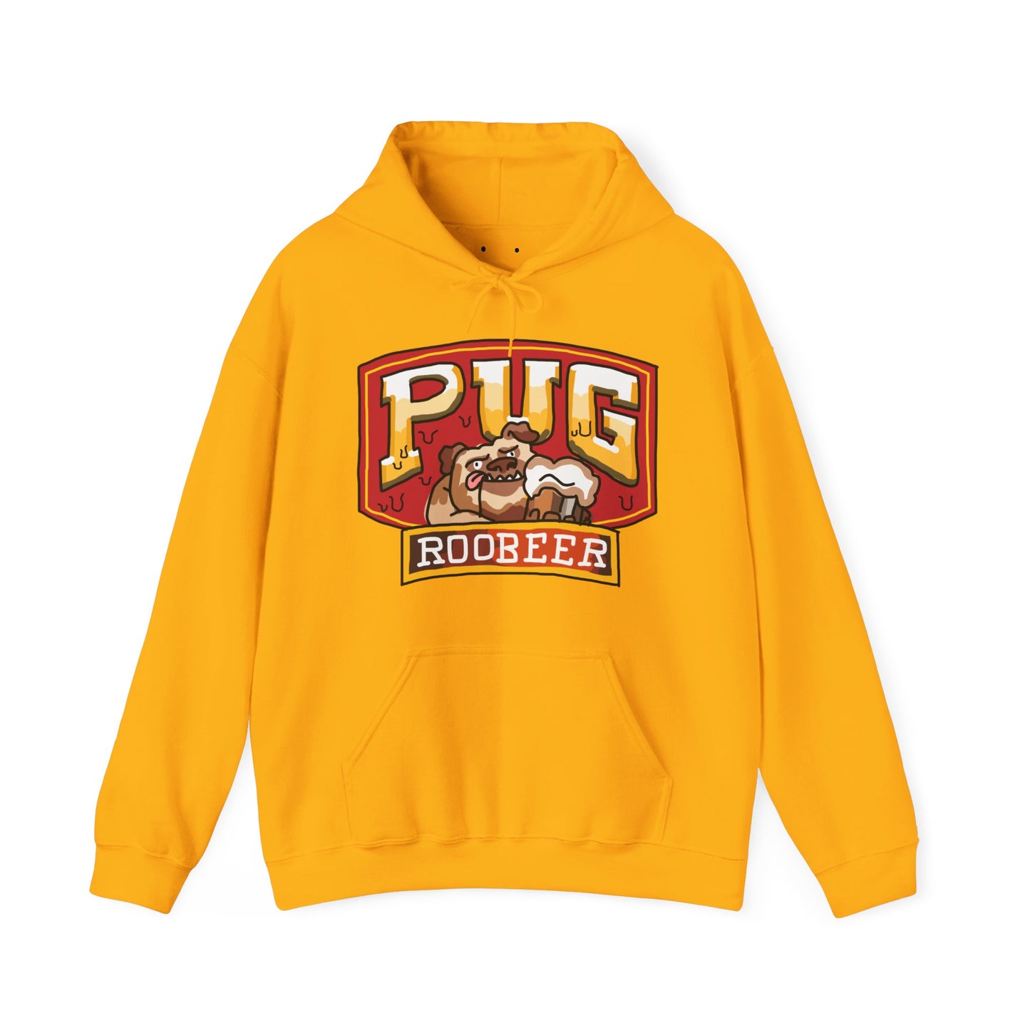 pug roobeer hoodie