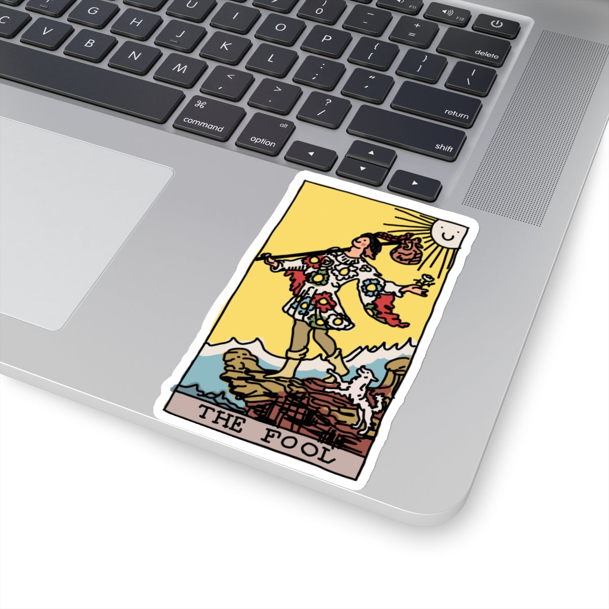 the fool tarot card sticker