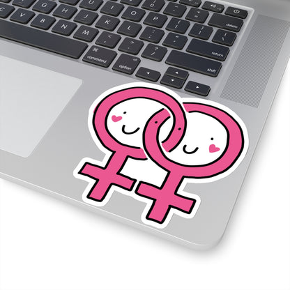 lesbian luv sticker #2