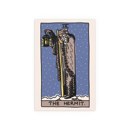 hermit tarot card poster