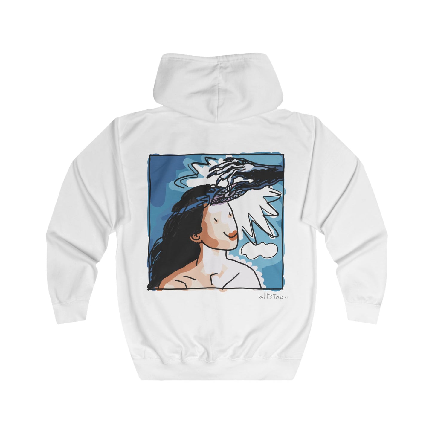 cd brain deluxe zip hoodie